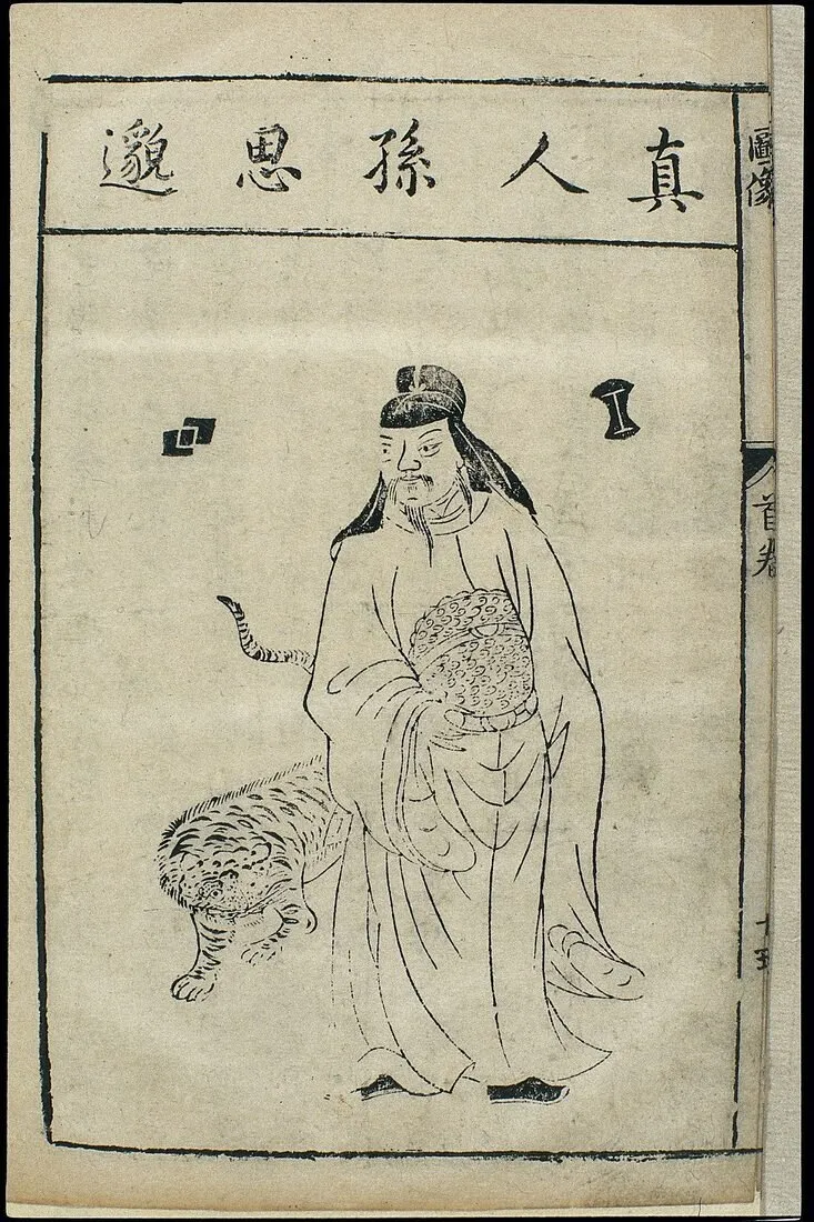 Sun Simiao, représentation traditionnelle